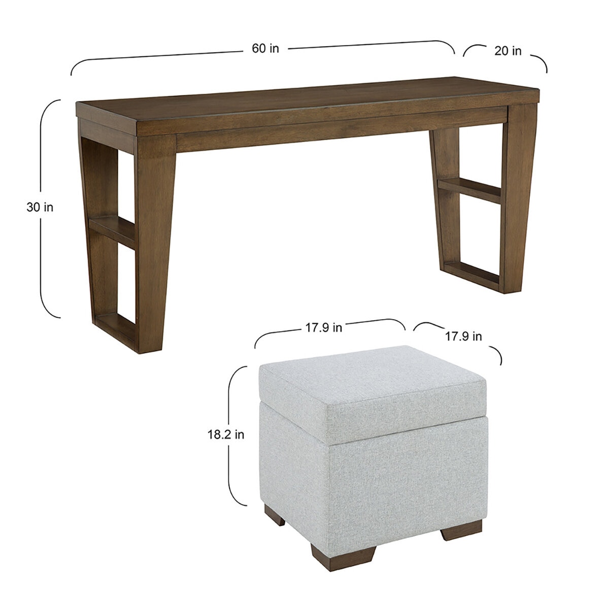 Universal Broadmoore, Conjunto ocasional de 3 piezas