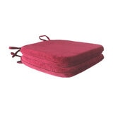 Sutton Place Juego de 2 Cojines para Silla Color Rojo