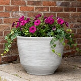 Blaire, Maceta de Resina de 22" Color Blanco