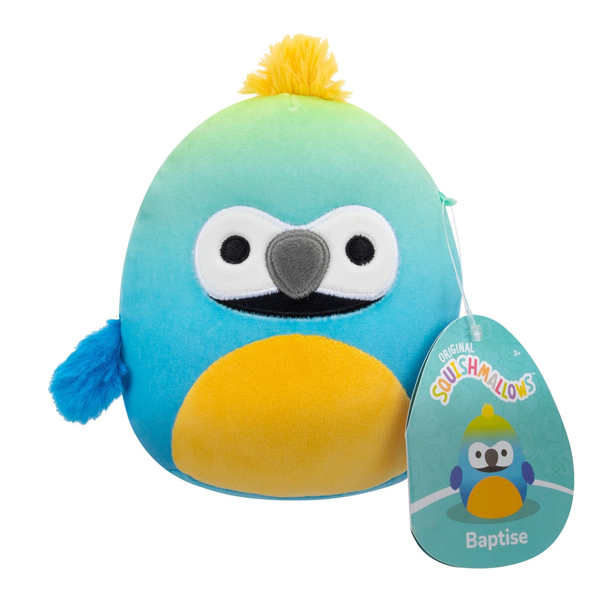 Squishmallows Set de 8 Muñecos de Peluche de 12.7cm- Colección Animales Exóticos