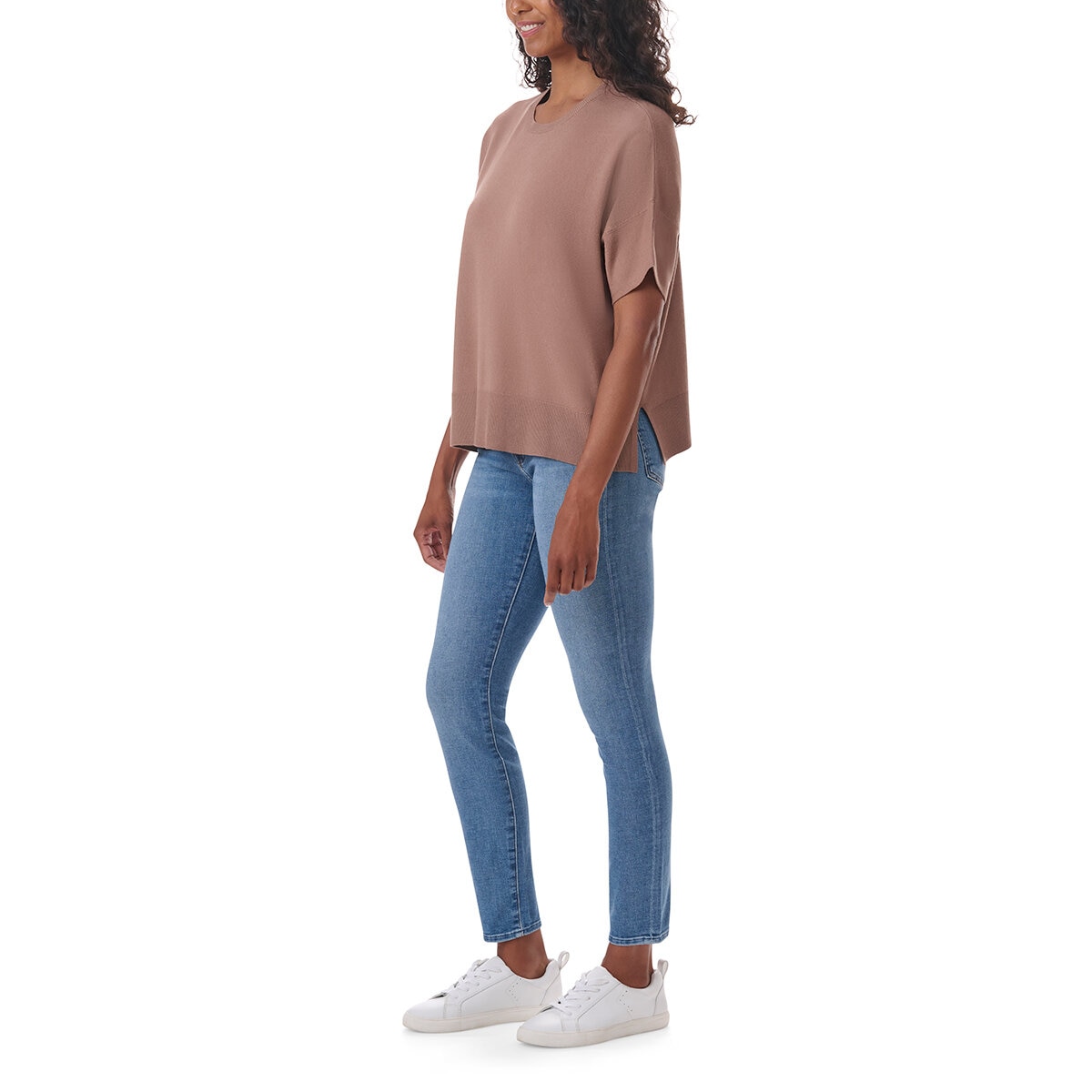 Splendid Blusa para Dama Café Extra Chica