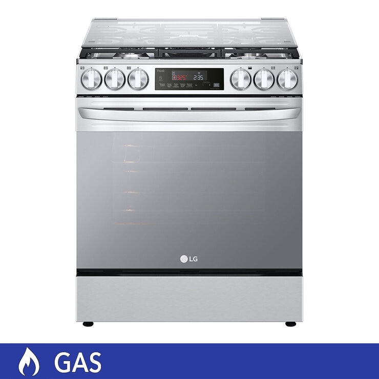 LG Estufa de Gas 5 quemadores 76cm