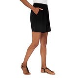 Mario Serrani Italy Shorts para Dama Negro Extra Grande