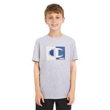 Champion Playera 2 piezas para Niños y Niñas Azul / Gris 10 / 12 Años Champion Playera 2 piezas para Niños y Niñas Azul / Gris 10 / 12 Años