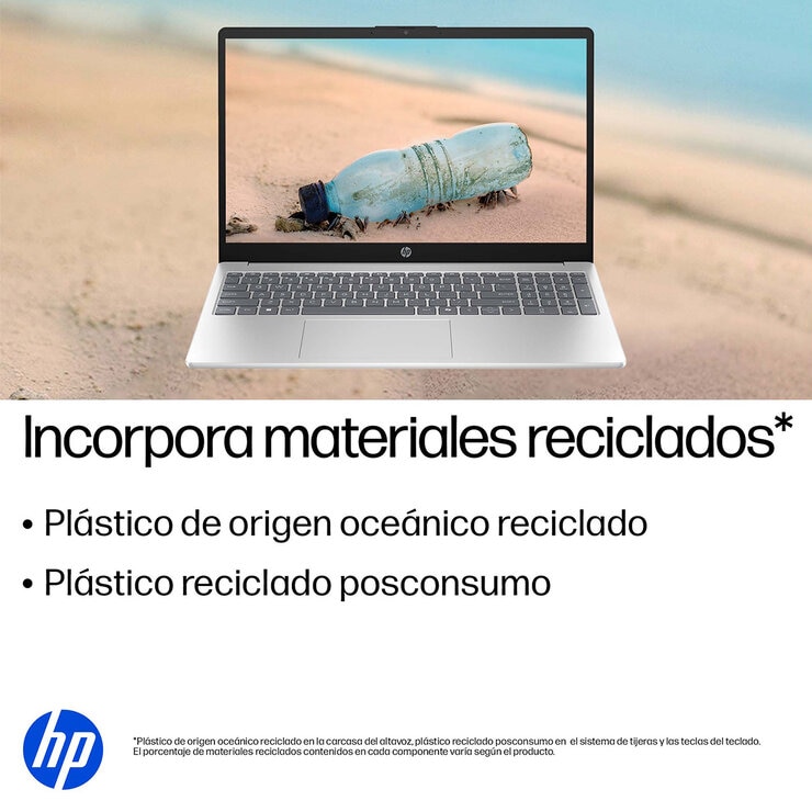 HP 15-fc0288la Laptop 15.6" Full HD AMD Ryzen 7 16GB 512GB + 12 Meses M365 Personal