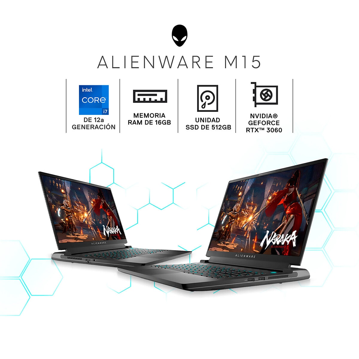 Dell Alienware M15 Gaming Laptop 15.6" Intel Core i7 16GB 512GB SSD