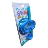 Aqua2ude Set Máscara de Buceo y Snorkel Azul