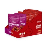 Deliyum.com Mix de Vegetales Deshidratados Jícama Chipotle y Camote & Betabel Fuego 5 pzas de 60g