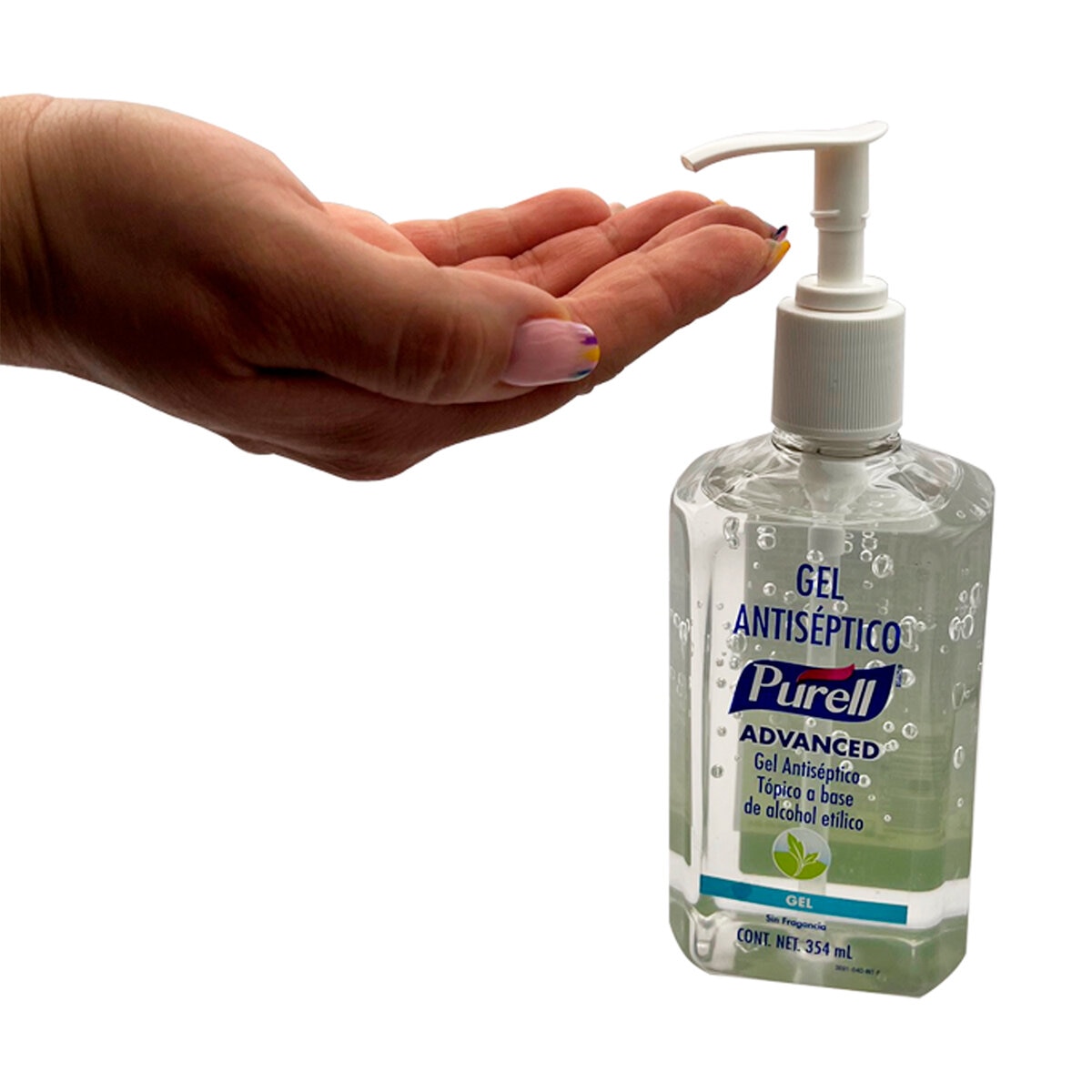 Purell Advanced Gel Alcohólico Antiséptico para Manos 6 pzas de 354 ml