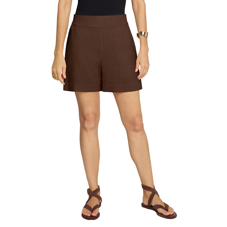Matty M Shorts Tipo Lino para Dama Varias Tallas y Colores Matty M Shorts Tipo Lino para Dama Varias Tallas y Colores