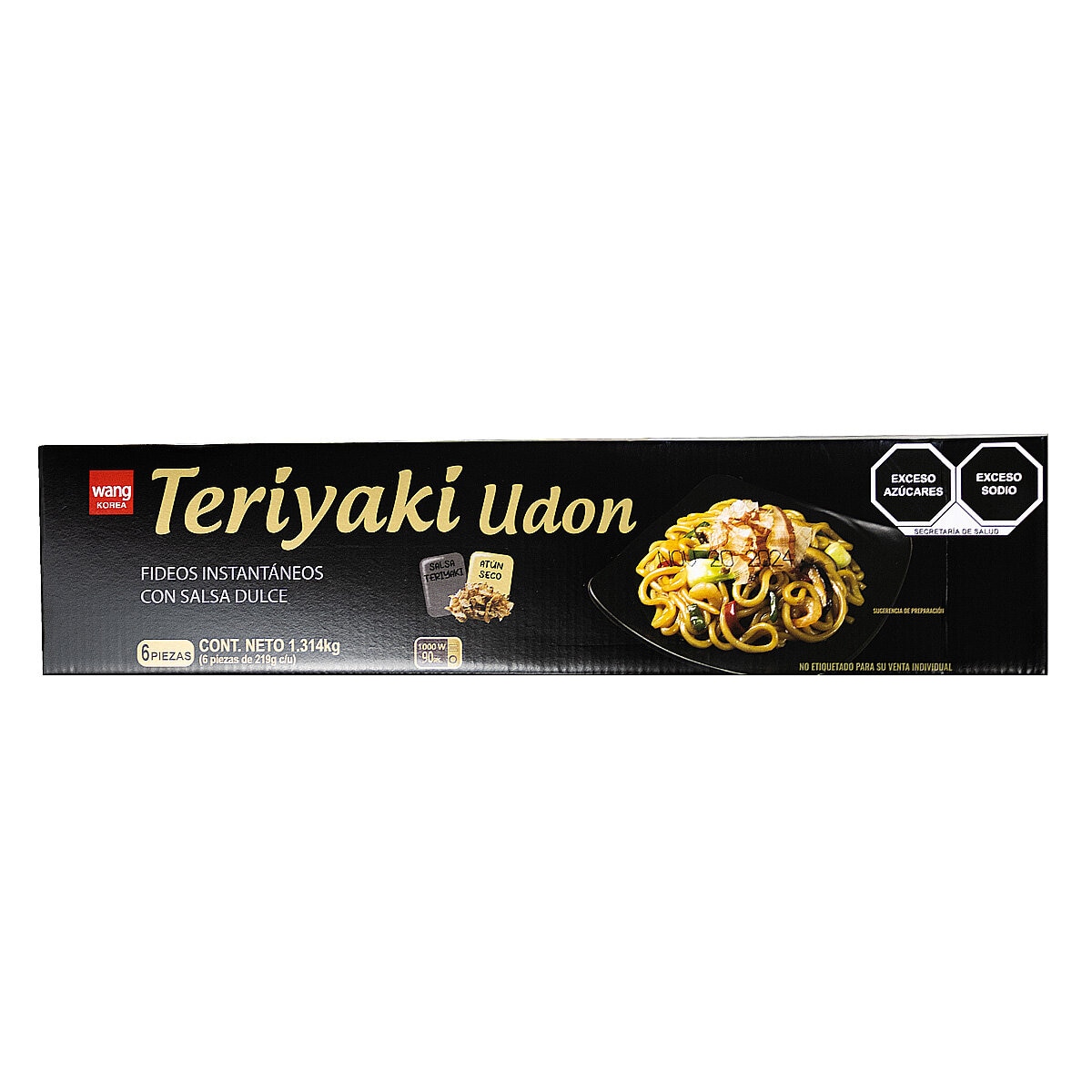 Teriyaki Udon Fideos Instantáneos 6 pzs de 219 g Costco...