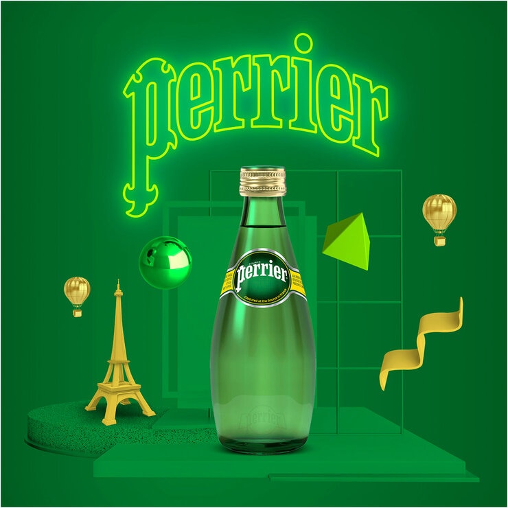 Perrier Agua Mineral 24 pzs de 330 ml