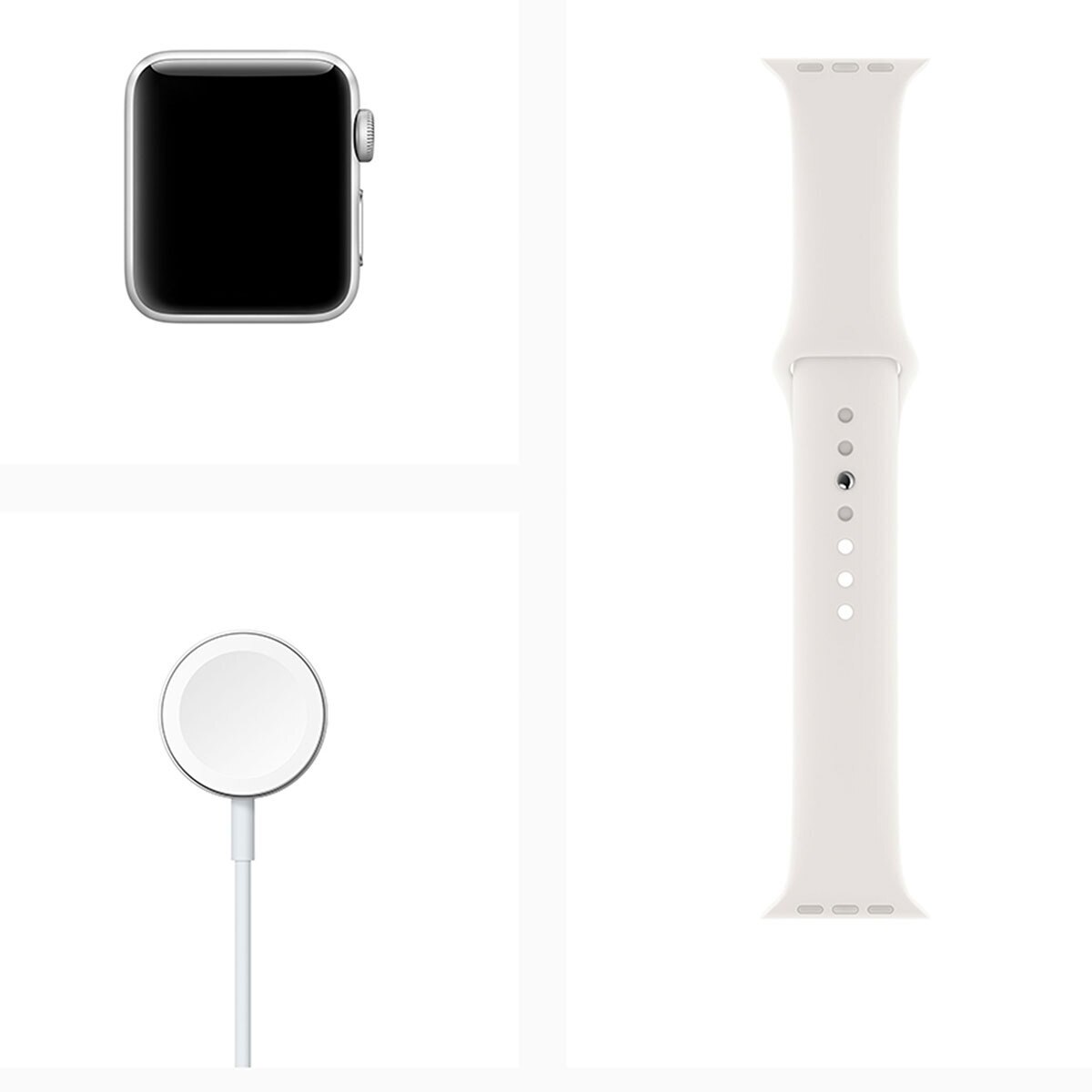 Apple Watch Series 3 (GPS) Caja de Aluminio Plata 38 mm con correa