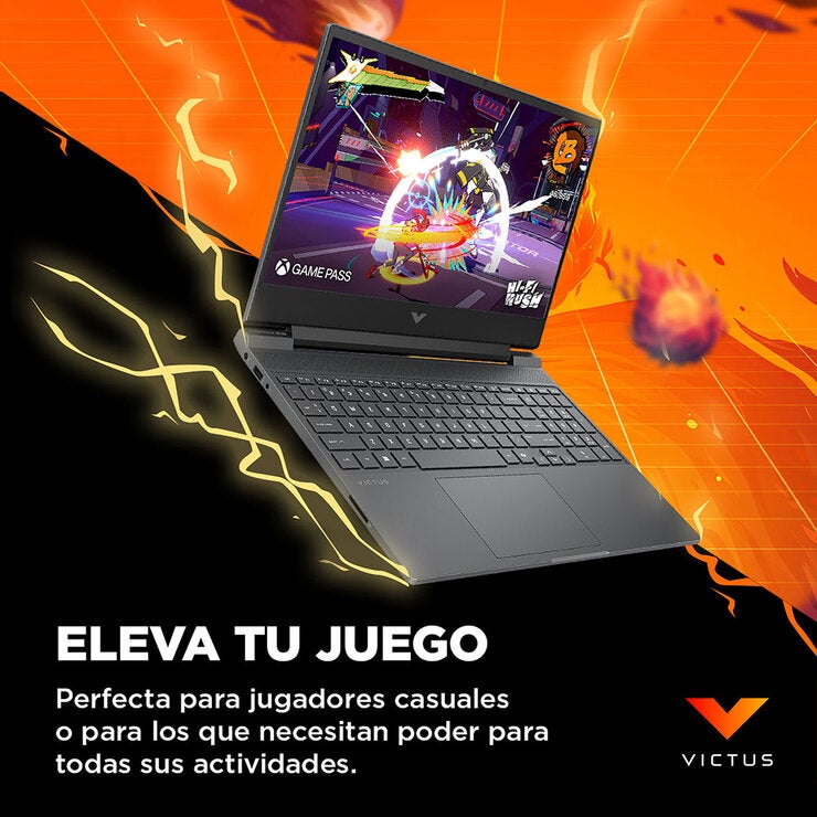 HP Victus 15-fb3031la Laptop Gaming 15.6" FHD NVIDIA GeForce RTX 3050 AMD Ryzen 7 7445H 12GB 512GB SSD HP Victus 15-fb3031la Laptop Gaming 15.6" FHD NVIDIA GeForce RTX 3050 AMD Ryzen 7 7445H 12GB 512GB SSD