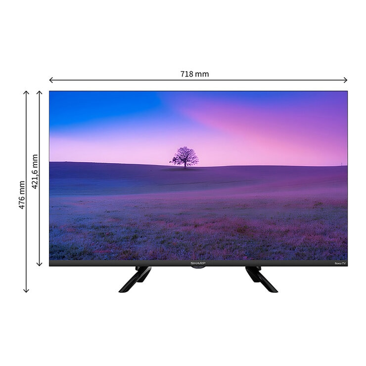 Sharp Pantalla 32" HD Roku TV