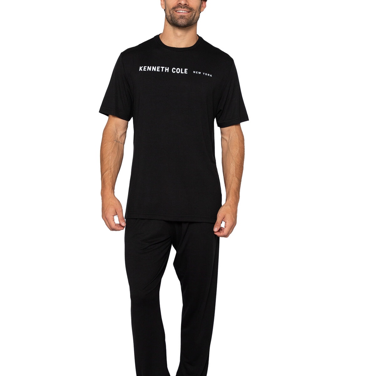 Kenneth Cole Pijama para Caballero Negro Mediana Kenneth Cole Pijama para Caballero Negro Mediana
