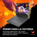 HP Victus 15-fb3031la Laptop Gaming 15.6" FHD NVIDIA GeForce RTX 3050 AMD Ryzen 7 7445H 12GB 512GB SSD HP Victus 15-fb3031la Laptop Gaming 15.6" FHD NVIDIA GeForce RTX 3050 AMD Ryzen 7 7445H 12GB 512GB SSD