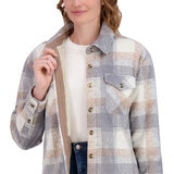 Sage Chamarra para Dama Gris Extra Grande