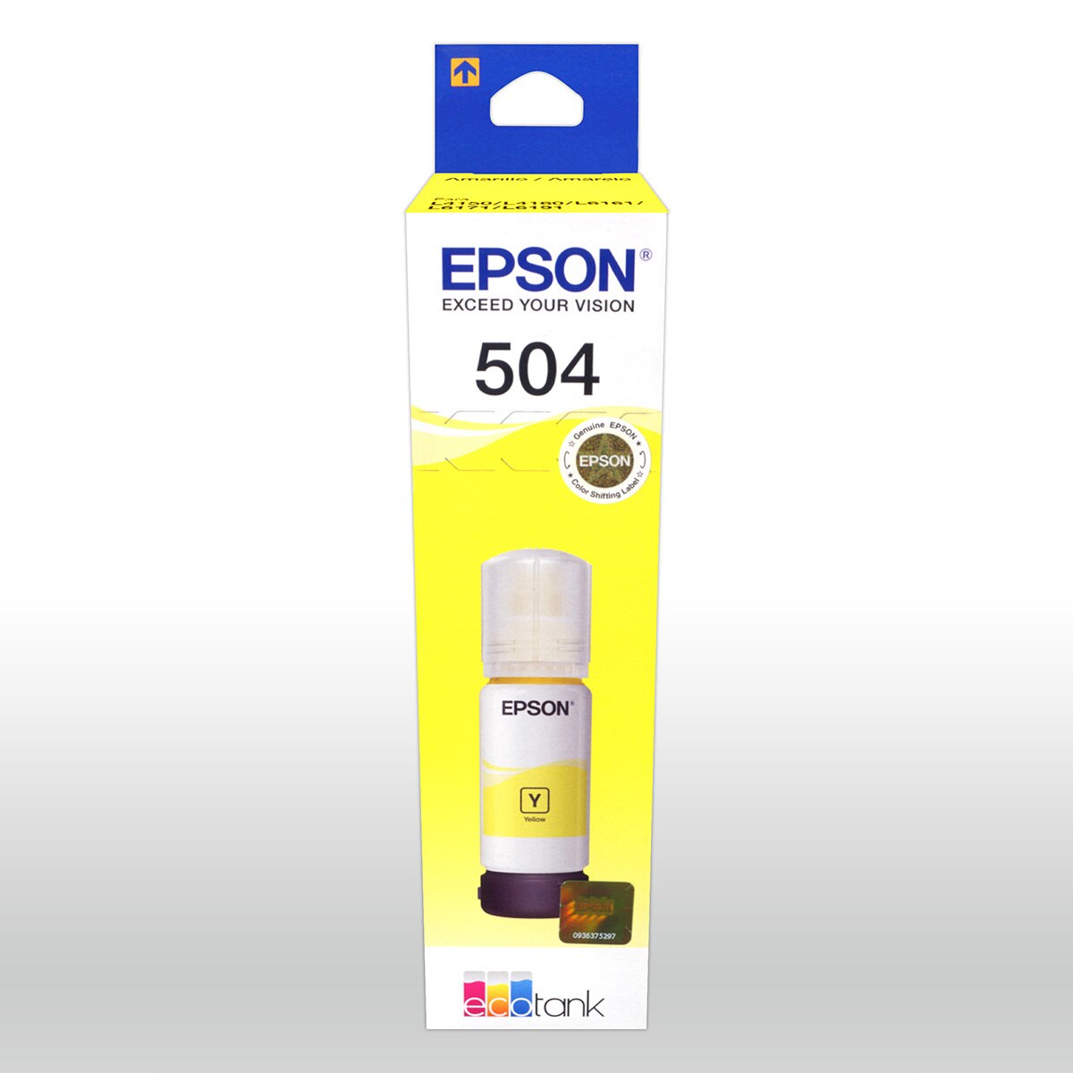 Epson botella de tinta 504 amarillo