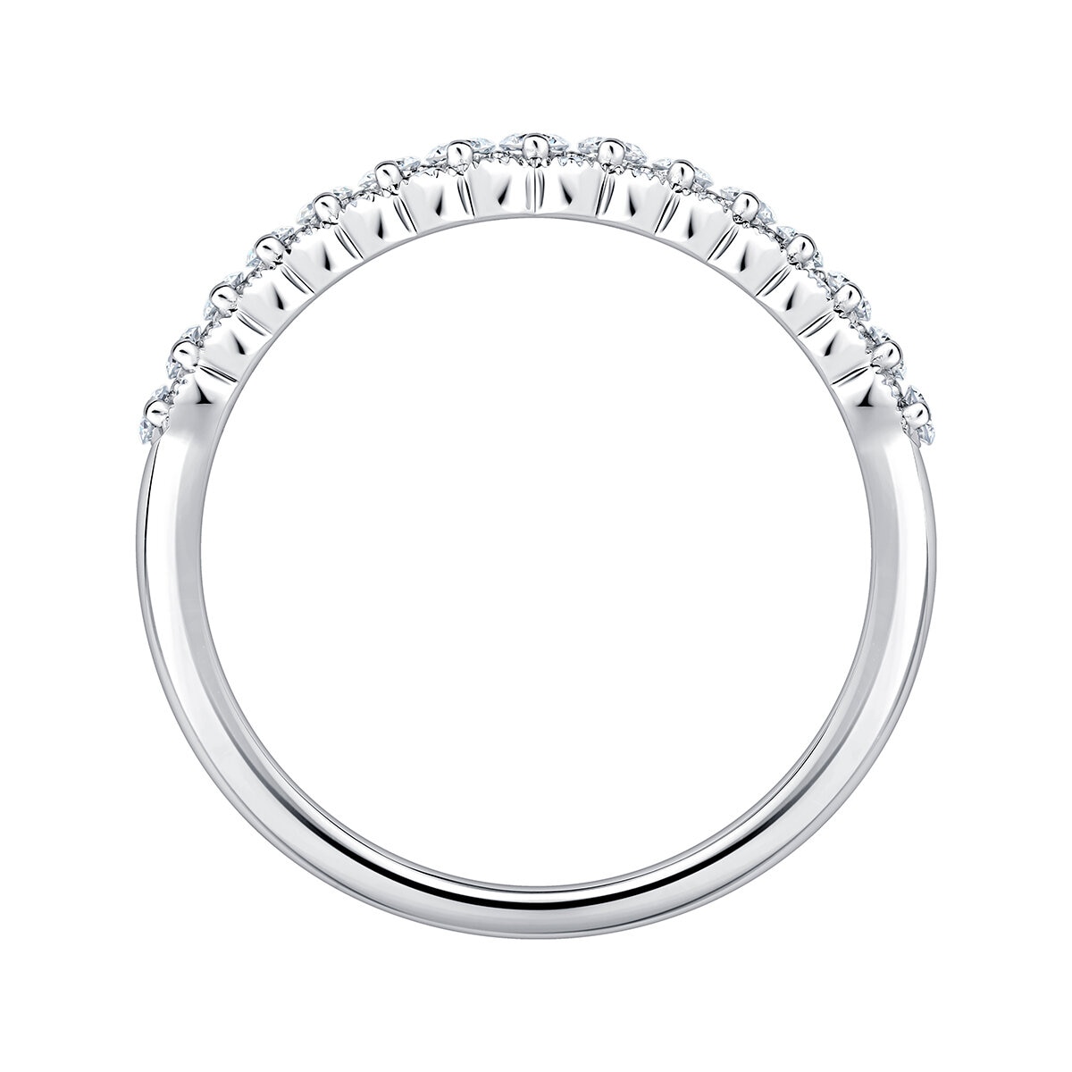 Anillo de Diamantes 0.50ctw, Oro Blanco 14K Anillo de Diamantes 0.50ctw, Oro Blanco 14K