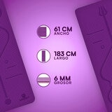 Mist Jewel Tapete para Yoga Morado