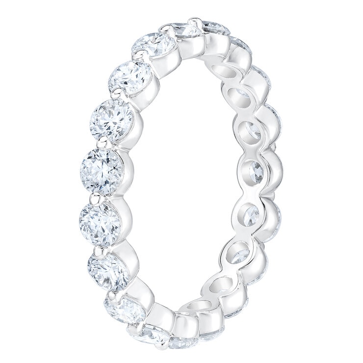 Anillo Eternidad de Diamantes 2.00ctw, Oro Blanco 14K