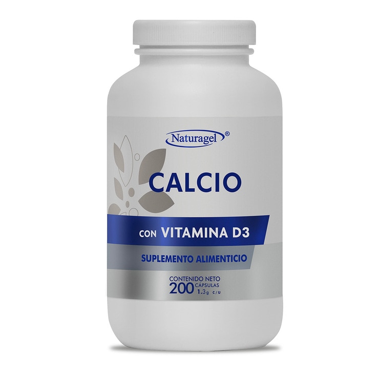 Naturagel Calcio Vitamina D3 200 Capsulas Costco Mexico