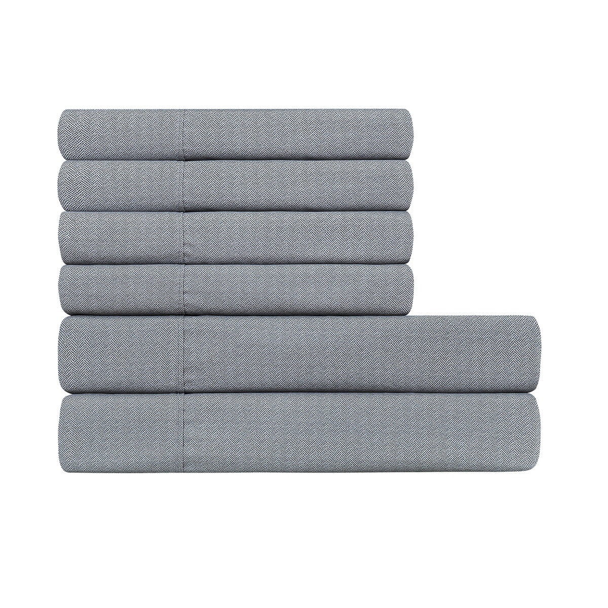 South Point, Juego de Sábanas, Queen, Estampado Gris South Point, Juego de Sábanas, Queen, Estampado Gris