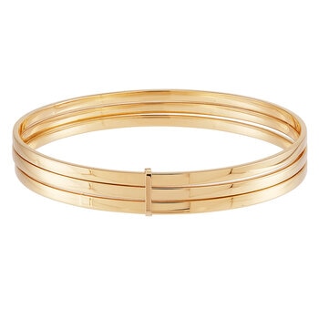 Brazalete, Oro Amarillo de 14K
