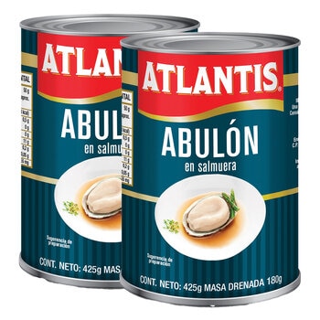 Atlantis Abulón en Salmuera 2 pzas de 425 g