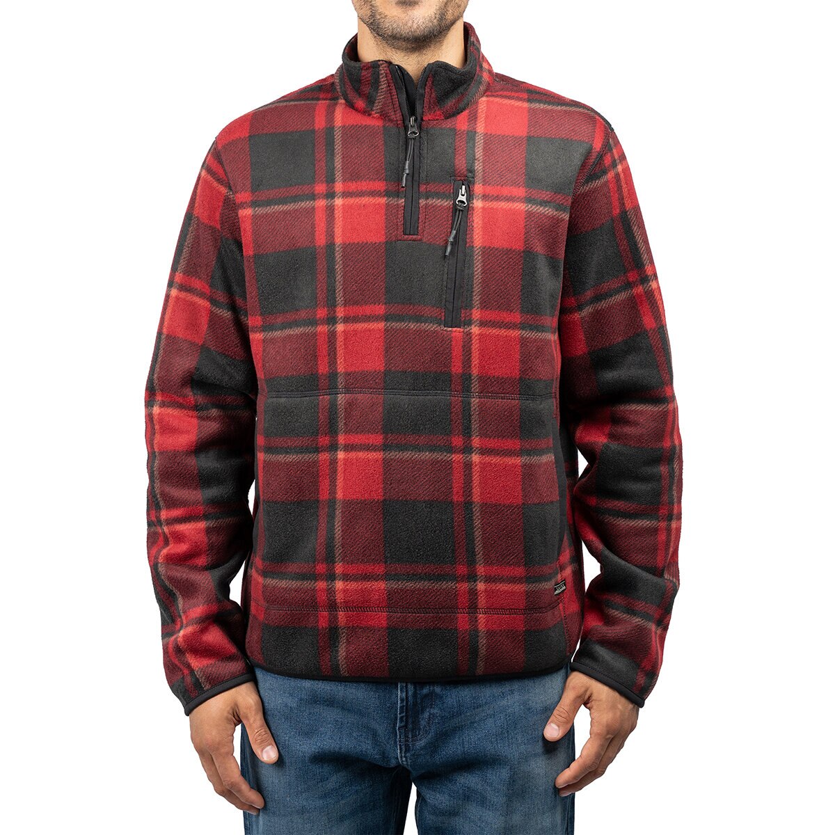 Jachs Sudadera tipo chamarra para Caballero Rojo Chica Jachs Sudadera tipo chamarra para Caballero Rojo Chica