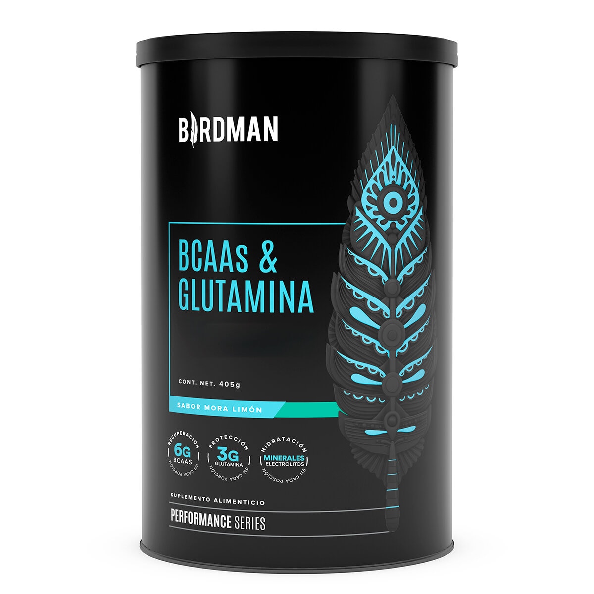 Birdman BCAAs & Glutamina Mora Limón 405 gr