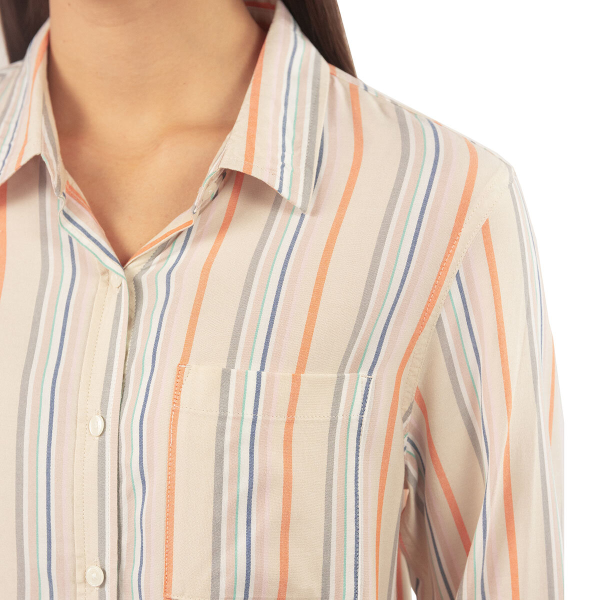 Jachs Girlfriend Blusa para Dama Café Extra Chica