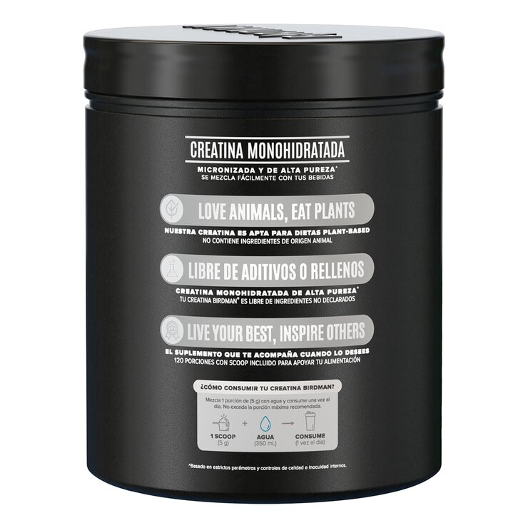 Creatina Monohidratada Birdman 600 g