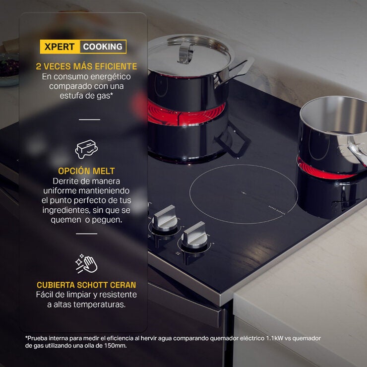 Whirlpool Estufa Eléctrica de Piso de 76cm con 6 Quemadores Whirlpool Estufa Eléctrica de Piso de 76cm con 6 Quemadores
