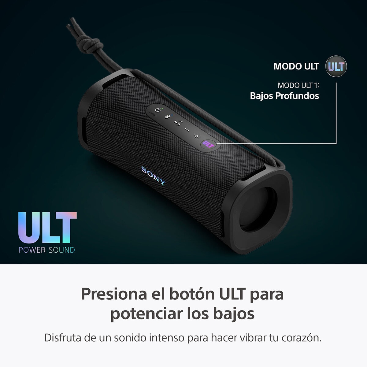 Sony Ult Field 1 Bocina Bluetooth Portátil Negro
