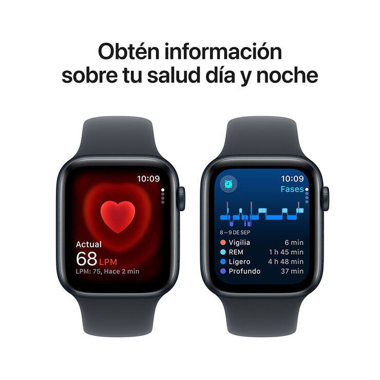 Apple Watch SE (GPS) Caja de aluminio medianoche 44mm con Correa deportiva medianoche M/L Apple Watch SE (GPS) Caja de aluminio medianoche 44mm con Correa deportiva medianoche M/L