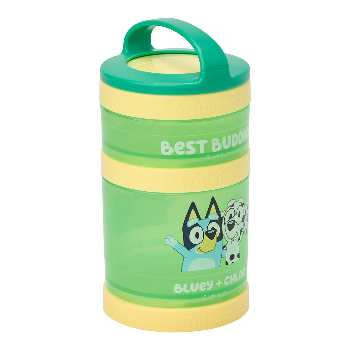 Whiskware Recipientes para Bocadillos 3 Piezas, Bluey