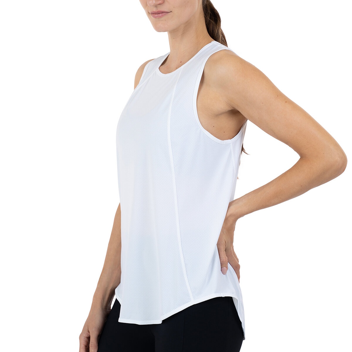 Tuff Apparel Camiseta Deportiva para Dama Blanco Extra Chica