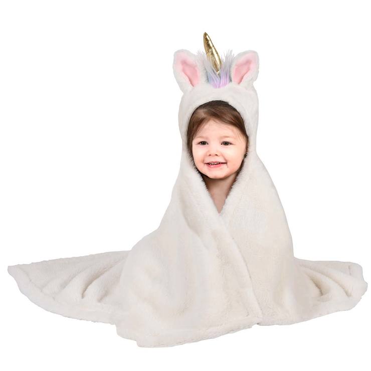 Little Miracles, Cobija con Gorro y Peluche, Unicornio Costco México