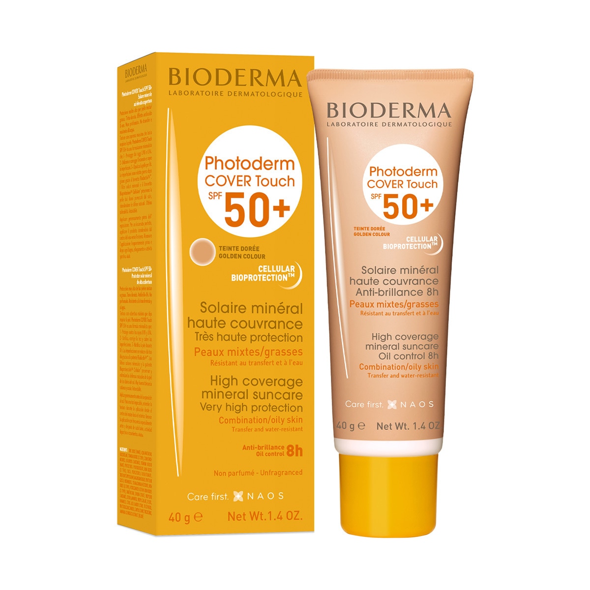 Bioderma Photoderm Cover Touch Dorado FPS 50+ 