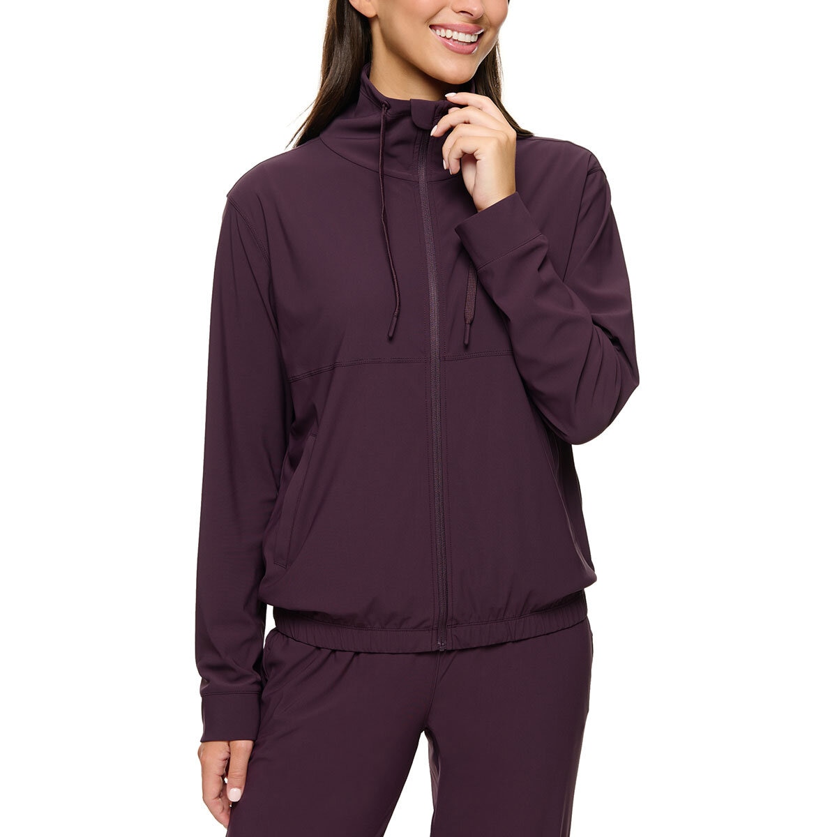 Kirkland Signature Chamarra Deportiva para Dama Morado Extra Chica