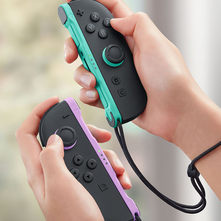 Nintendo Switch 2 Joy-Con Morado y Verde