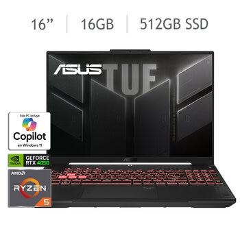 ASUS TUF Gaming A16 Laptop 16" Full HD AMD Ryzen 5 16GB 512GB SSD
