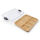 Sabatier Tabla de Servicio de Bambú con Tapa de Bloqueo
