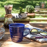 Over & Back Vajilla de Cerámica de 16 piezas, Azul