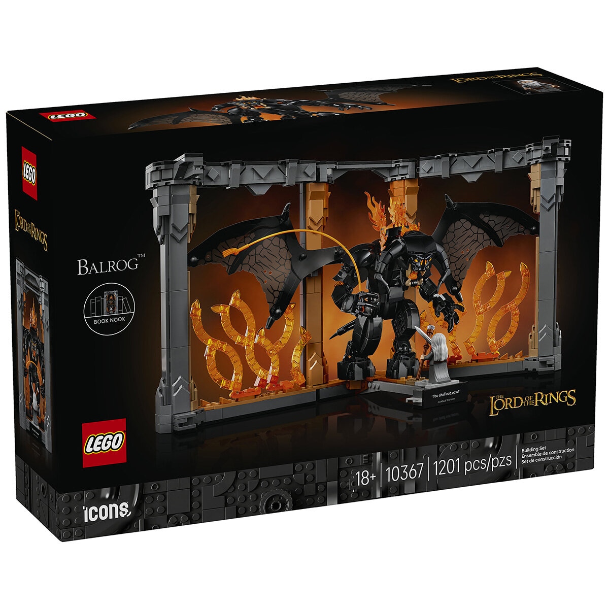 LEGO Icons, Rincón entre Libros: El Señor de los Anillos: Balrog