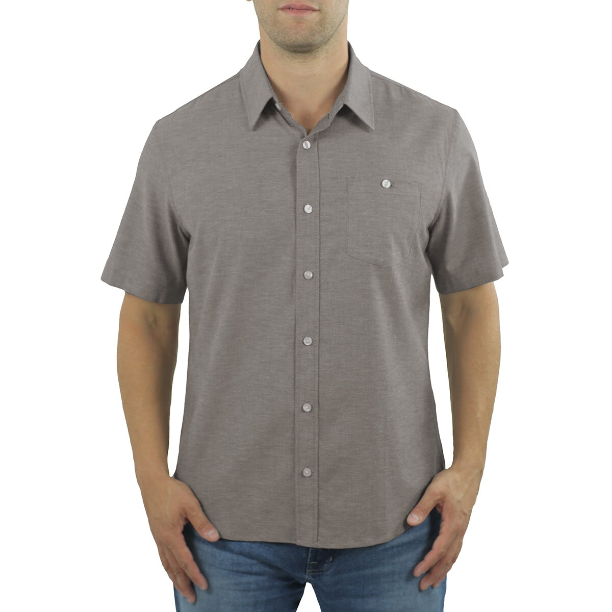 Jachs Camisa para Caballero Café Mediana