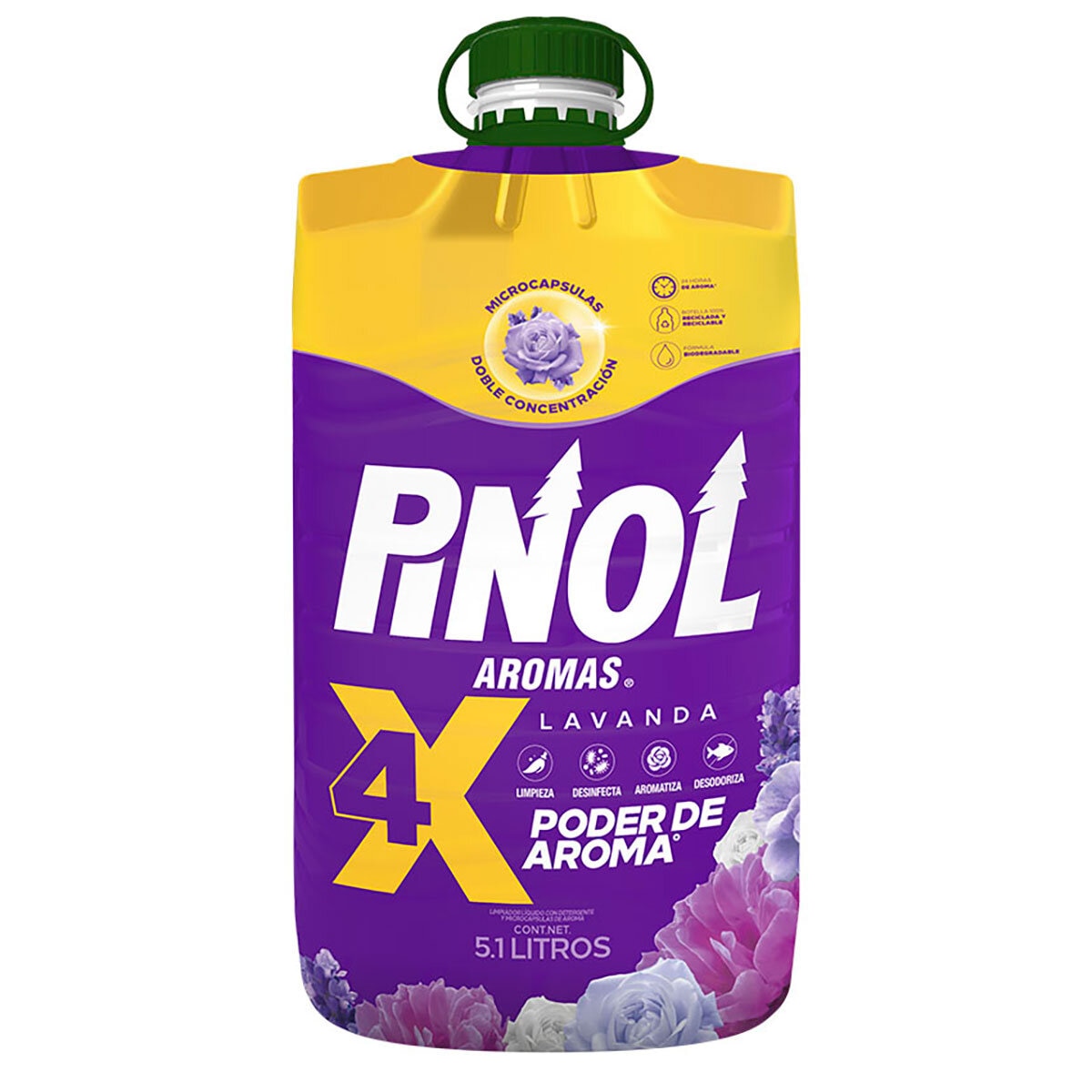 Pinol Limpiador 4X Lavanda 5.1 l