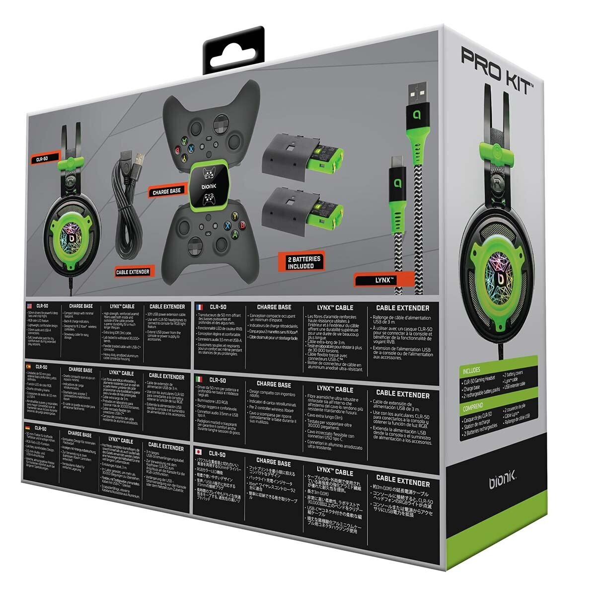 Bionik Pro Kit Bundle para Gaming de Xbox Series X/S Gaming